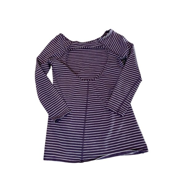 Lululemon 3/4 sleeve striped shirt size 2-4 - Picture 6 of 6